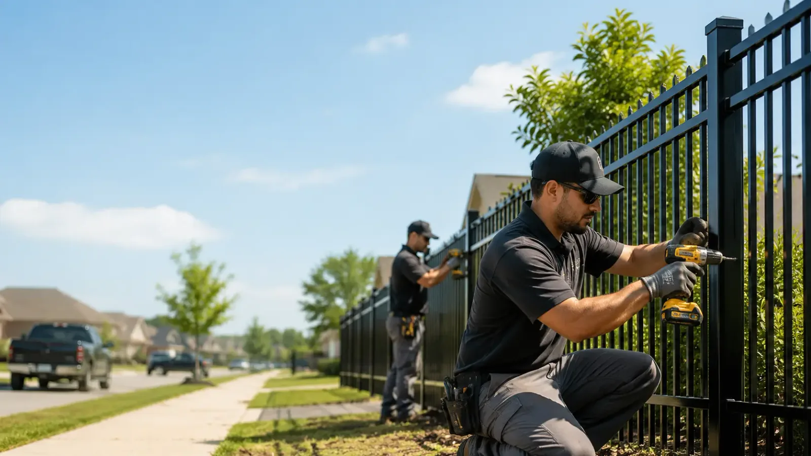 Metal Fence Installation in Fort Worth, TX